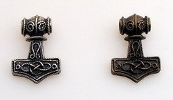 Mjlnir-Amulett silber/bronze