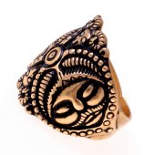 Latène Ring mit Maskendarstellung