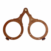 Mittelalterliche Brille aus Holz