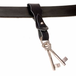 Belt holder with key ring
