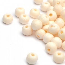 Bone beads - natural 