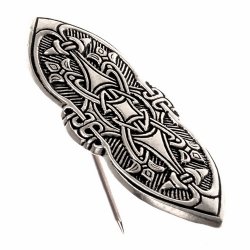Birka Viking brooch - silver plated