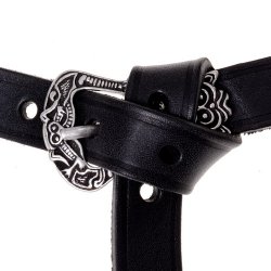 Birka Viking belt - black