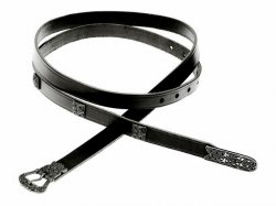 Viking belt from Birka - black