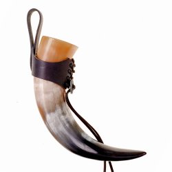 Laced Drinking Horn Holder - sturdy