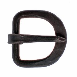 Hand forged Medieval iron buckle