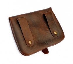 Classical leather wallet - back