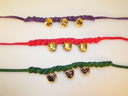 Braided anklet - colours