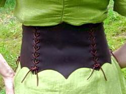 Bodice belt - back view