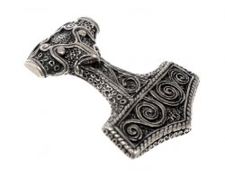Thor's hammer Fitting - silver color