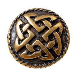 Celtic knot mount - brass color