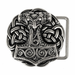 Thor's Hammer buckle - silver