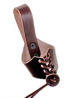 Drinking horn holder - laced
