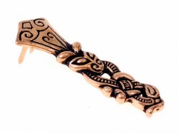 Viking belt tip replica - bronze