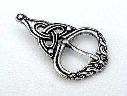Viking buckle - silver colour