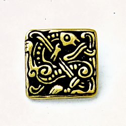 Viking belt mount - brass colour