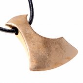 Bearded axe amulet - bronze