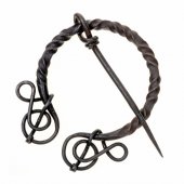 Horseshoe brooch made from iron