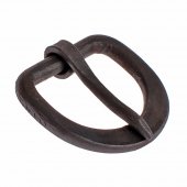 Hand forged Iron Buckle - 2 cm