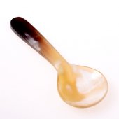 Spice spoon of real horn