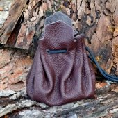 Large leather bag - front