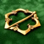 Medieval brooch -  bronze
