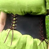 Wide medieval bodice