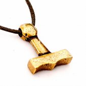 Thor's Hammer amulet - brass