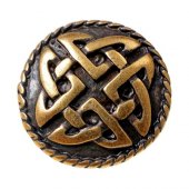 Celtic knot mount - brass color