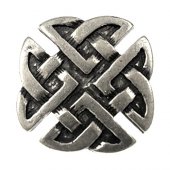 Celtic knot stud - silver