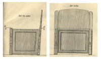 Oseberg Kasten-Stuhl aus der Wikinger-Zeit