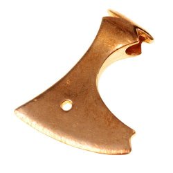 Viking axe pendant - detail