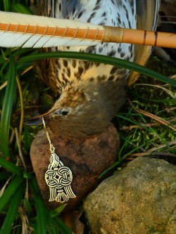 Ohrringe mit Wikinger-Raben 