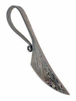 Iron Age Knife of damascus steel