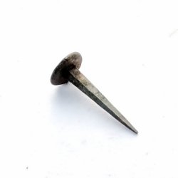 Hand forged iron nail