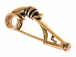 Vogellippen-Fibel Replik - Bronze