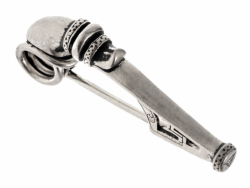 Vogellippen-Fibel Replik - Bronze
