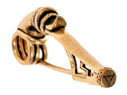 Vogellippen-Fibel Replik - Bronze
