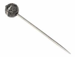 Medieval headscarf pin - Silver