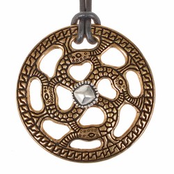 Alamannische Zierscheibe - Bronze