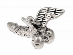 Phallus pendant - silver