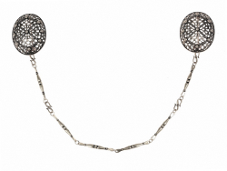 Wikinger-Fibelkette - Silber