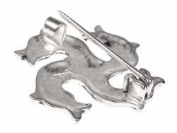 Roman horsehead brooch - backside