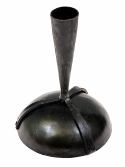Viking bowl lamp from below