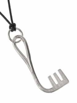 Viking key from Gotland - silver-plated