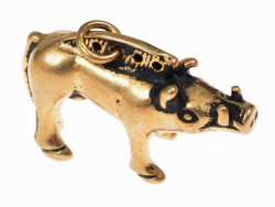 Celtic boar pendant from Bibracte
