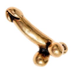Roman phallus amulet - detail