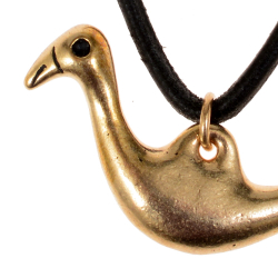 Livonian bird pendant - detail