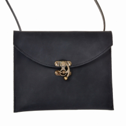 Medieval shoulder bag - black