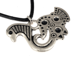 Finnish Viking bird amulet - silver